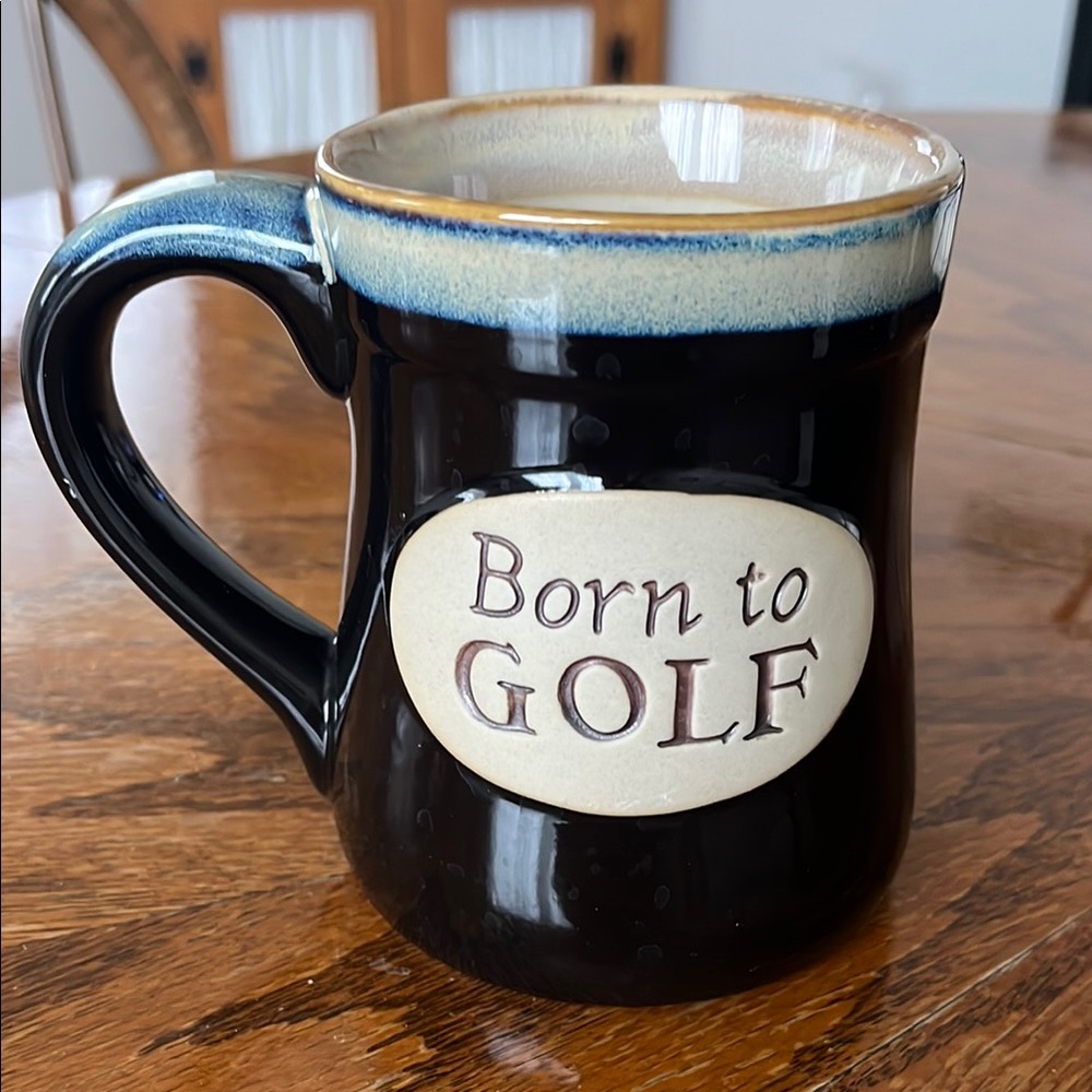 Burton Black and Cream Ceramic Mug for Dining